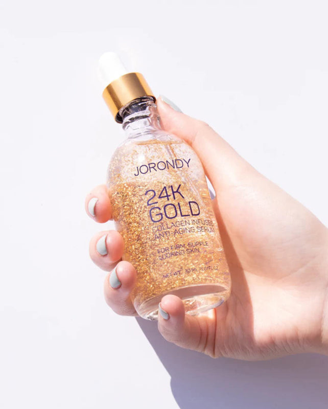 JORONDY® Nourishing Anti-Aging 24k Gold & Collagen Serum- Boosts Firmness, Hydration, and Radiance