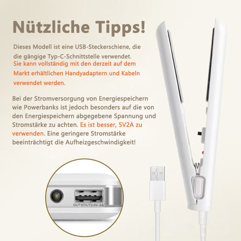 🔥Letzter Tag des Ausverkaufs 🔥85 % Rabatt|| DualGlam Mini Dual-Funktions-Lockenstab