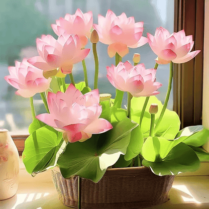 🔥Last Day Sale! 80% OFF!🔥||💐The Sacred Bonsai Bowl Lotus Flower