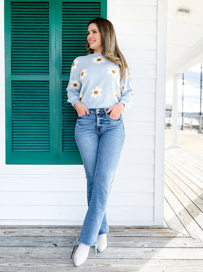 🔥Last Day Sale! 80% OFF!🔥||Vintage Double Button Frayed Hem Bootcut Jeans (Buy 2 Free Shipping)