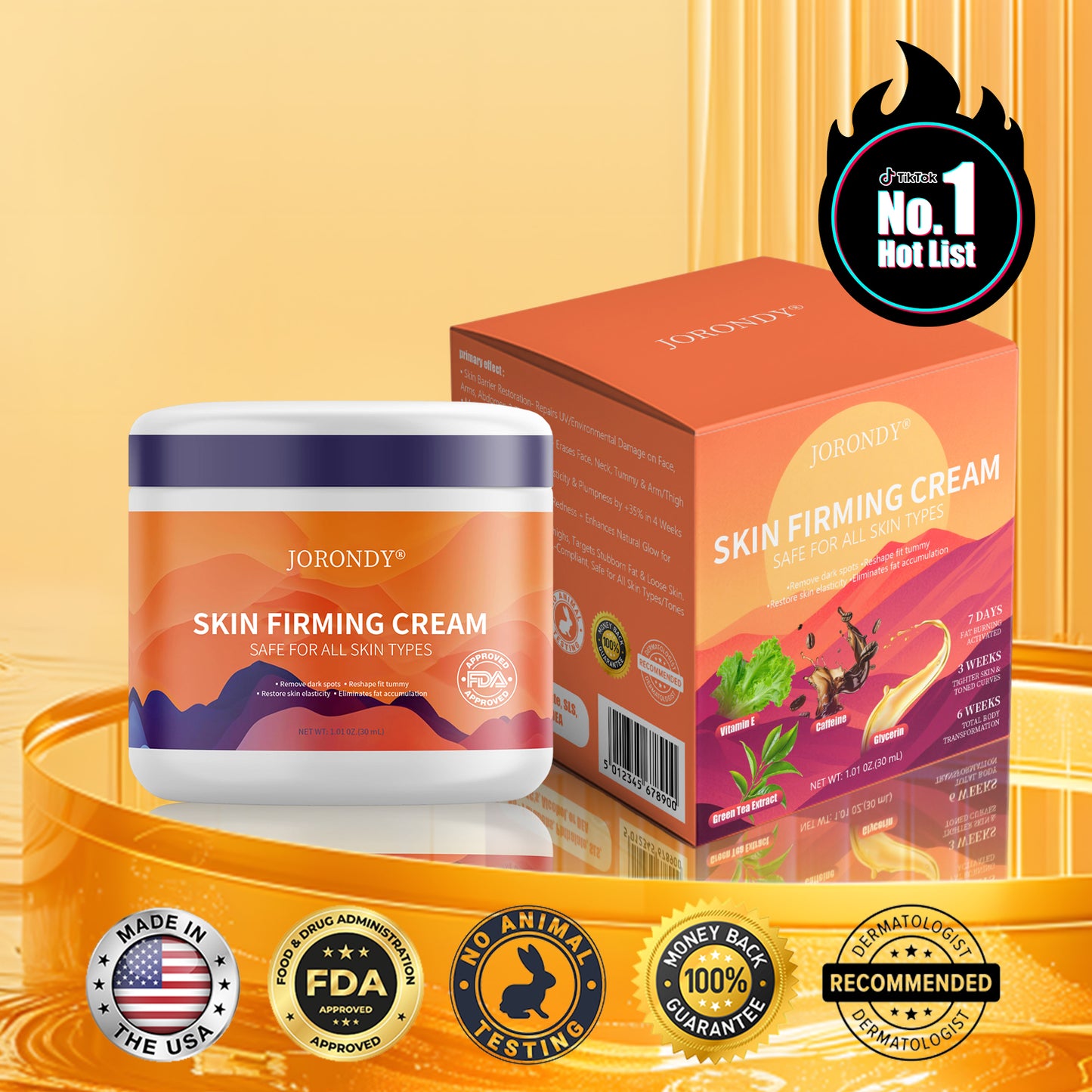 Jorondy® Skin Firming Cream🔥7 Days To See Results or 100% Refund| 90% OFF Last Day! 🔥