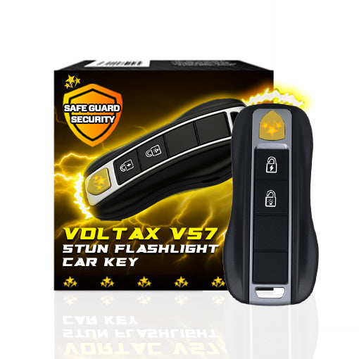 🔥Last Day Sale! 80% OFF!🔥|| VOLTAX V57 Hi-Tech Stun Flashlight Car Key ⚡ Smart Defense - Stay Safe