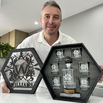 🔥Last Day Sale! 80% OFF!🔥||Whiskey Decanter Set. Personalized Whiskey Gift. Christmas Gift. Bourbon Whiskey. For Whiskey Lovers