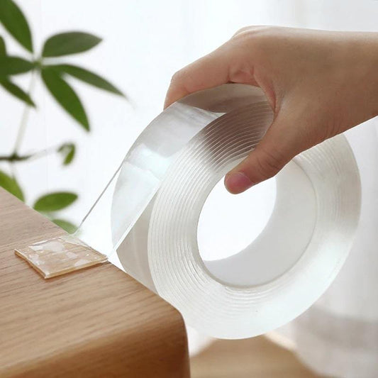 🔥Last Day Sale! 80% OFF!🔥||Transparent Magic Nano Tape Double Sided Grip Reusable Home Tape Traceless Glue