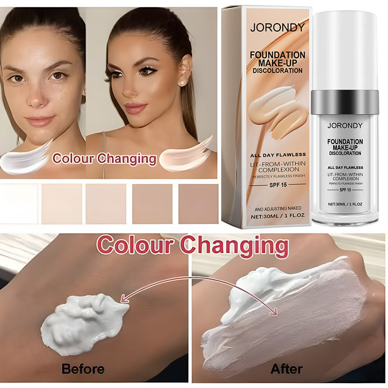 JORONDY Colour Changing Mature Skin Foundation-Last Day Sale-85% OFF🔥Buy 1 Get 3 Free🔥
