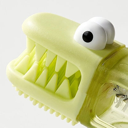 🔥Last Day Sale! 80% OFF!🔥||✨3-in-1 Crocodile Brush 🐊  Deep Cleaning for Narrow Cup Lids & Tableware Gaps 🧼