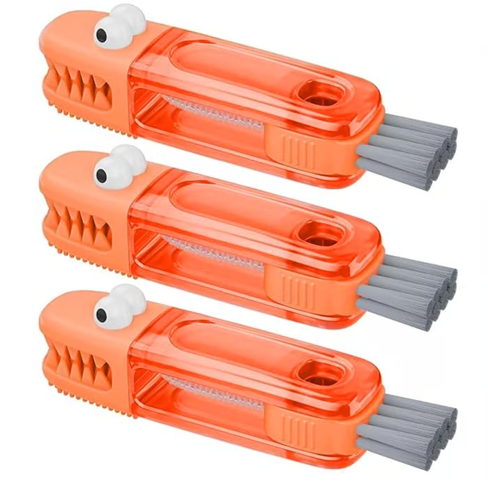 🔥Last Day Sale! 80% OFF!🔥||✨3-in-1 Crocodile Brush 🐊  Deep Cleaning for Narrow Cup Lids & Tableware Gaps 🧼