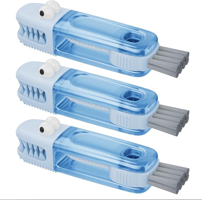 🔥Last Day Sale! 80% OFF!🔥||✨3-in-1 Crocodile Brush 🐊  Deep Cleaning for Narrow Cup Lids & Tableware Gaps 🧼