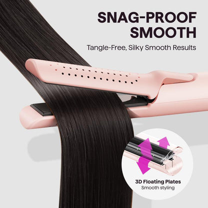 🔥Last Day Sale! 80% OFF!🔥||Wavytalk Cool Curl Airflow Styler, 2 in 1 Flat Iron and Curling Iron