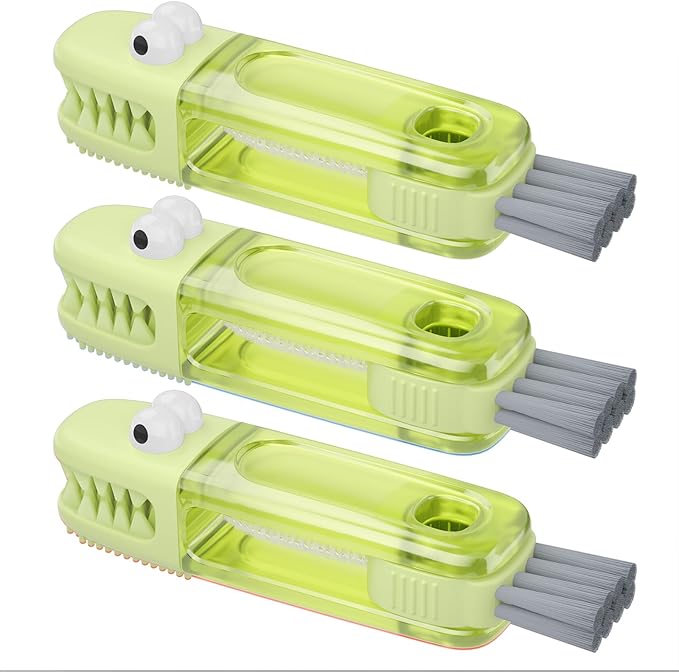 🔥Last Day Sale! 80% OFF!🔥||✨3-in-1 Crocodile Brush 🐊  Deep Cleaning for Narrow Cup Lids & Tableware Gaps 🧼