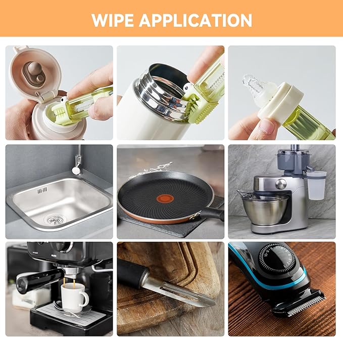 🔥Last Day Sale! 80% OFF!🔥||✨3-in-1 Crocodile Brush 🐊  Deep Cleaning for Narrow Cup Lids & Tableware Gaps 🧼