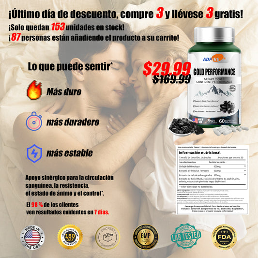 𝐀𝐝𝐟𝐢𝐫𝐞® 𝐂𝐚́𝐩𝐬𝐮𝐥𝐚𝐬 𝐝𝐞 𝐑𝐞𝐧𝐝𝐢𝐦𝐢𝐞𝐧𝐭𝐨 𝐆𝐨𝐥𝐝 — 𝐑𝐞𝐜𝐮𝐩𝐞𝐫𝐚 𝐭𝐮 𝐥𝐢𝐝𝐞𝐫𝐚𝐳𝐠𝐨: 𝐫𝐞𝐜𝐮𝐩𝐞𝐫𝐚 𝐭𝐮 𝐞𝐬𝐭𝐚𝐝𝐨 𝐲 𝐜𝐨𝐧𝐟𝐢𝐚𝐧𝐳𝐚 𝐞𝐧 𝟑𝟎 𝐝𝐢́𝐚𝐬--𝐏𝐨𝐭𝐞𝐧𝐜𝐢𝐚𝐝𝐨𝐫 𝐍𝐚𝐭𝐮𝐫𝐚𝐥 𝐝𝐞 𝐓𝐚𝐦𝐚𝐧̃𝐨 𝐲 𝐑𝐞𝐬𝐢𝐬𝐭𝐞𝐧𝐜𝐢𝐚 𝐩𝐚𝐫𝐚 𝐇𝐨𝐦𝐛𝐫𝐞𝐬