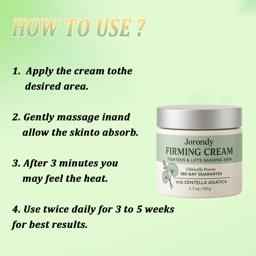 Jorondy® Firming Cream——Visibly Firms in Just 21 Days – Without Surgery or Irritation.