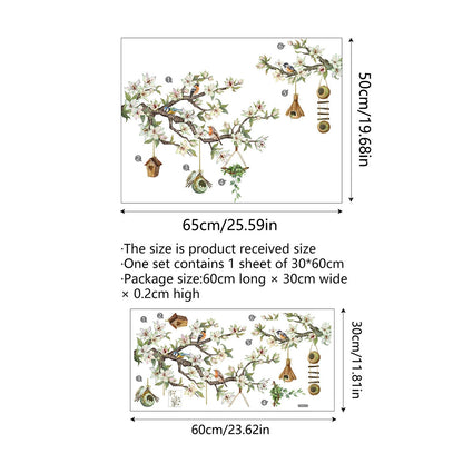 🔥Last Day Sale! 80% OFF!🔥||💐Colorful Floral Bouquet Window Sticker🖼️(Cut to size freely)