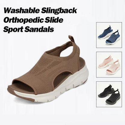 🔥Last Day Sale! 80% OFF!🔥||Washable Slingback Orthopedic Slide Sport Sandals