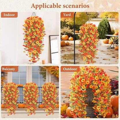 🔥Last Day Sale! 80% OFF!🔥||UV Resistant Fall Artificial Hanging Flowers