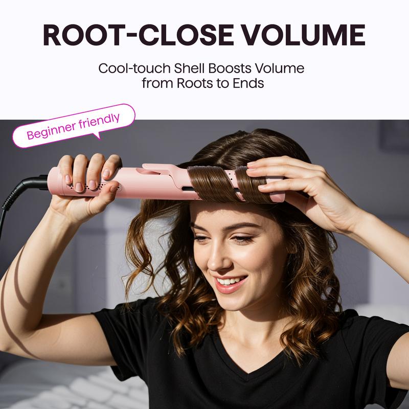 🔥Last Day Sale! 80% OFF!🔥||Wavytalk Cool Curl Airflow Styler, 2 in 1 Flat Iron and Curling Iron