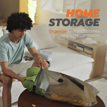 🔥Last Day Sale! 80% OFF!🔥||VACBIRD New X8 Vacuum Packing Pump Storage Bags-Rechargeable Wireless Pump Travel Storage Bags Set