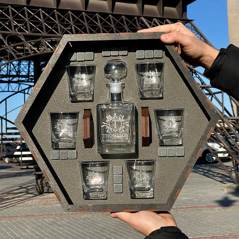 🔥Last Day Sale! 80% OFF!🔥||Whiskey Decanter Set. Personalized Whiskey Gift. Christmas Gift. Bourbon Whiskey. For Whiskey Lovers